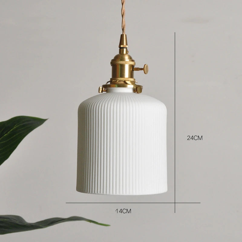 White Ceramic Pendant Lights