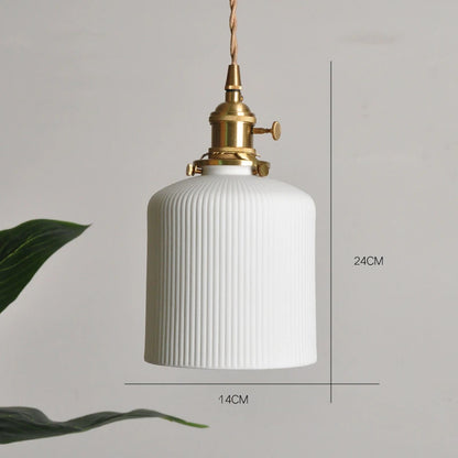 White Ceramic Pendant Lights