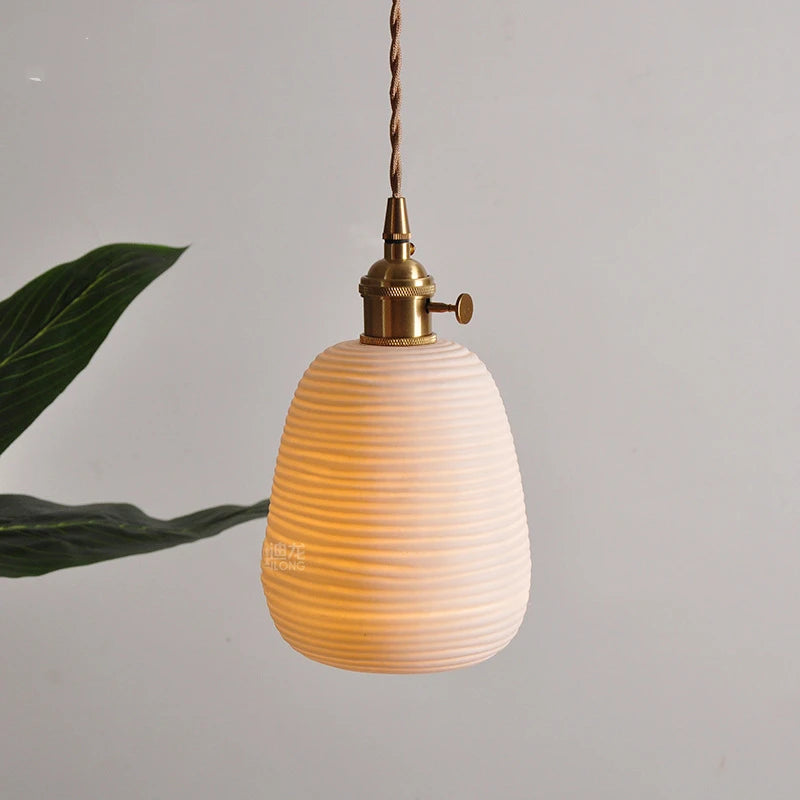 White Ceramic Pendant Lights