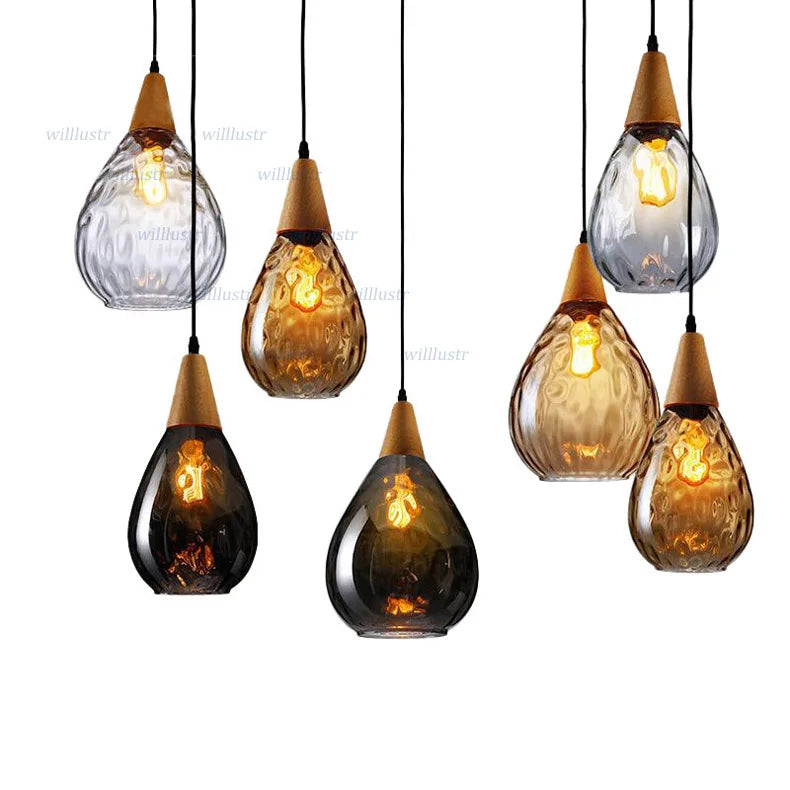 Aquatex Glass Pendant Light