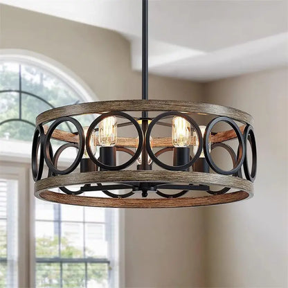 Industrial Circular Chandelier