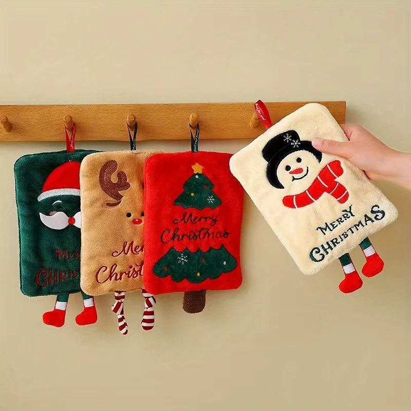 Merry Christmas Hand Towel