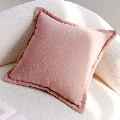 Pink Cute Throw Pillow Cover