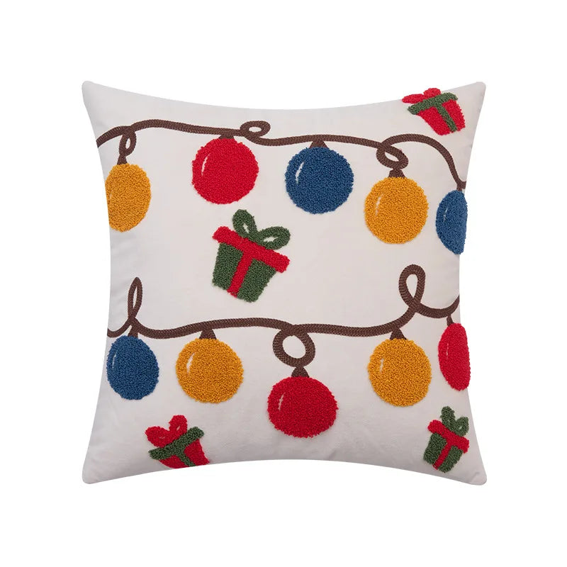 Christmas Plush Throw Pillow Cover
