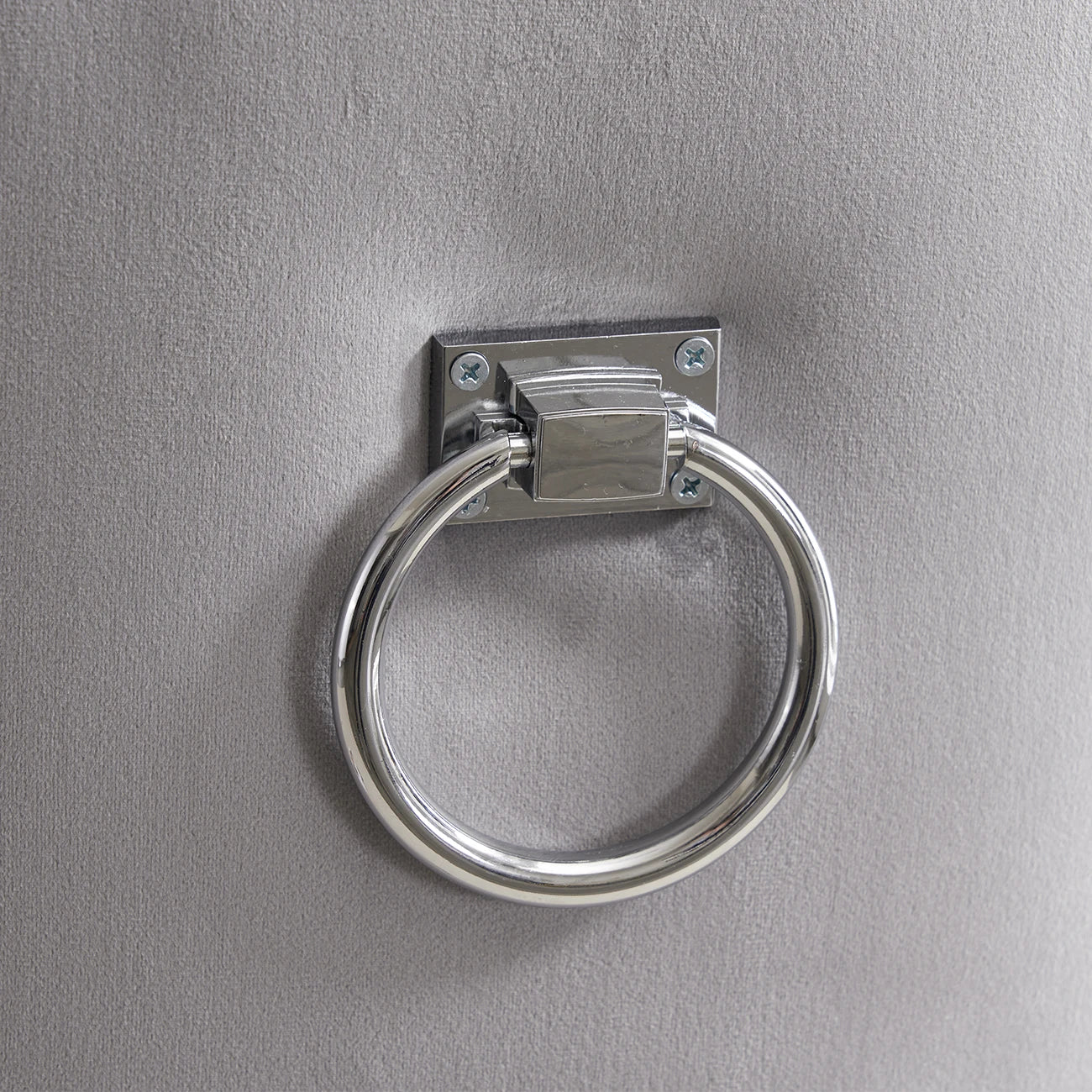 BonChoice Velvet Dining Chairs with Knocker Studded Black Legs