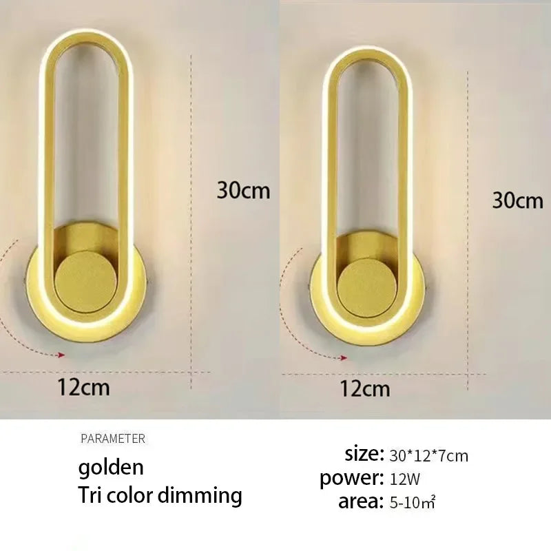 Modern Rotatable LED Wall Sconce