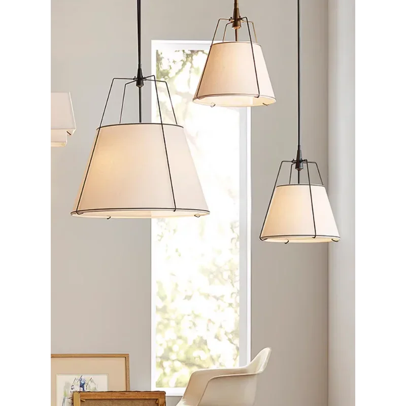 Vintage Cloth Pendant Light