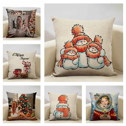 Christmas Decorative Cushion Cover