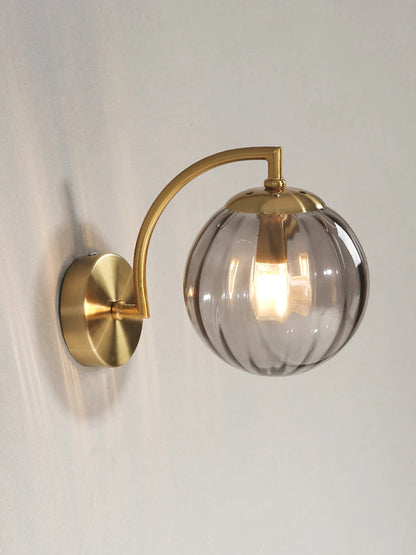 Color Glass Wall Light