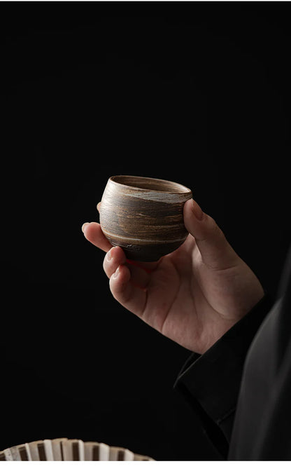Japanese Style Handmade Stoneware Tea Cup