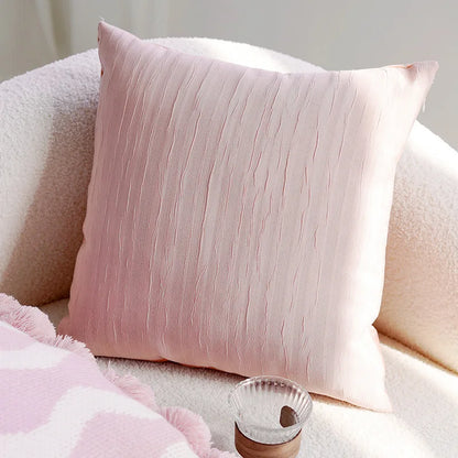 Pink Cute Throw Pillow Cover