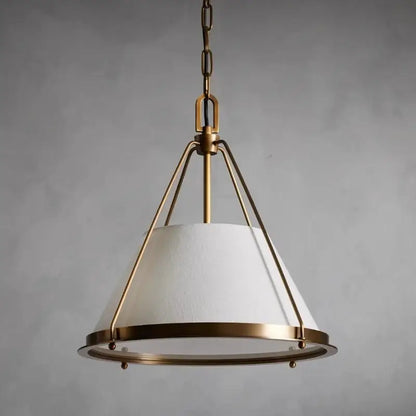Vintage Fabric Pendant Light