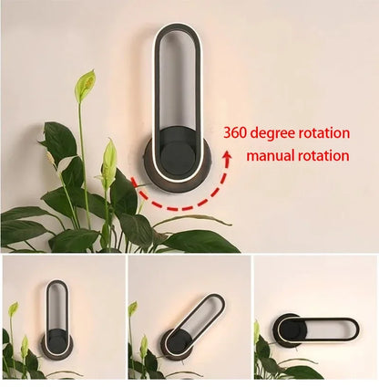 Modern Rotatable LED Wall Sconce