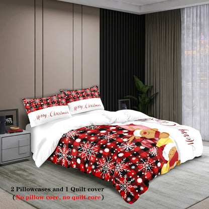 Duvet Christmas Themed 3 pc Set