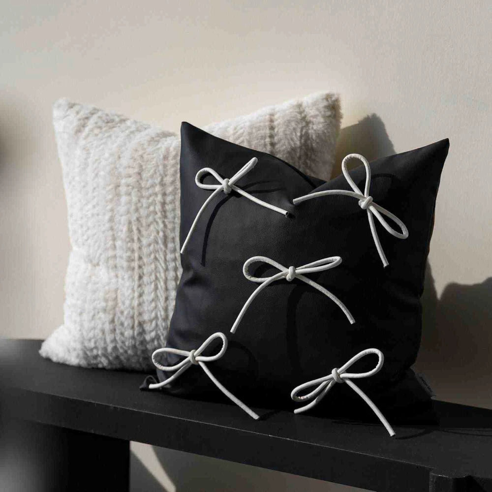 Bow Throw Pillow Cover