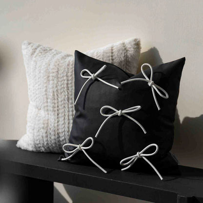 Bow Throw Pillow Cover
