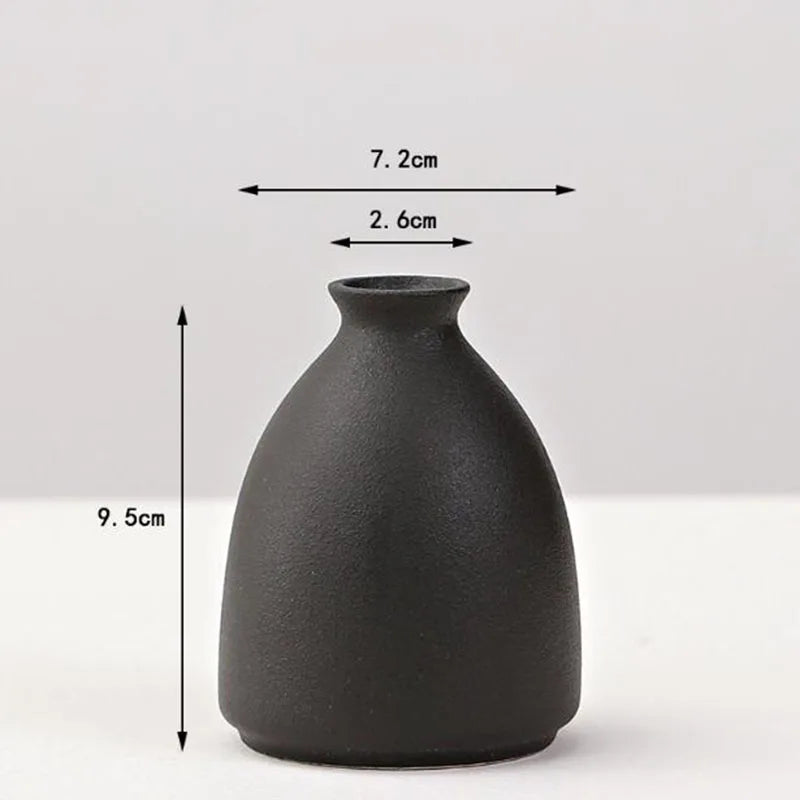 Creative Black Porcelain Vase