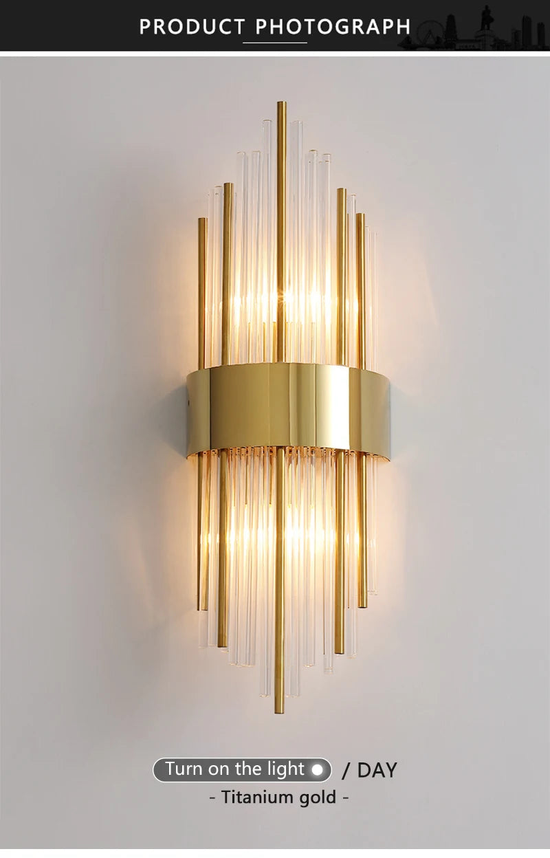 Luxury Crystal Wall Lamp
