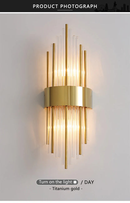 Luxury Crystal Wall Lamp