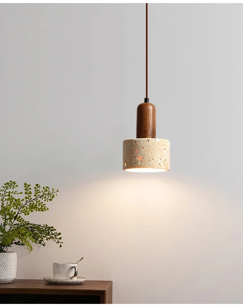 Japanese Marble Pendant Light