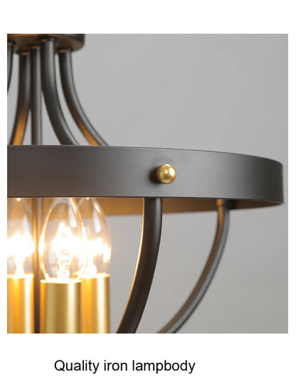 Modern Farmhouse Geometric Chandelier