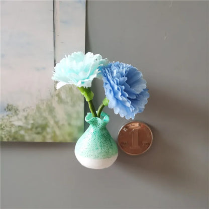 Mini Floral Vase Fridge Stickers