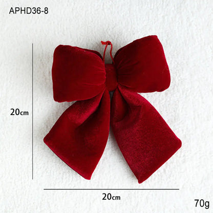Christmas Velvet Red Bow