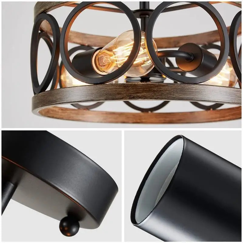 Industrial Circular Chandelier