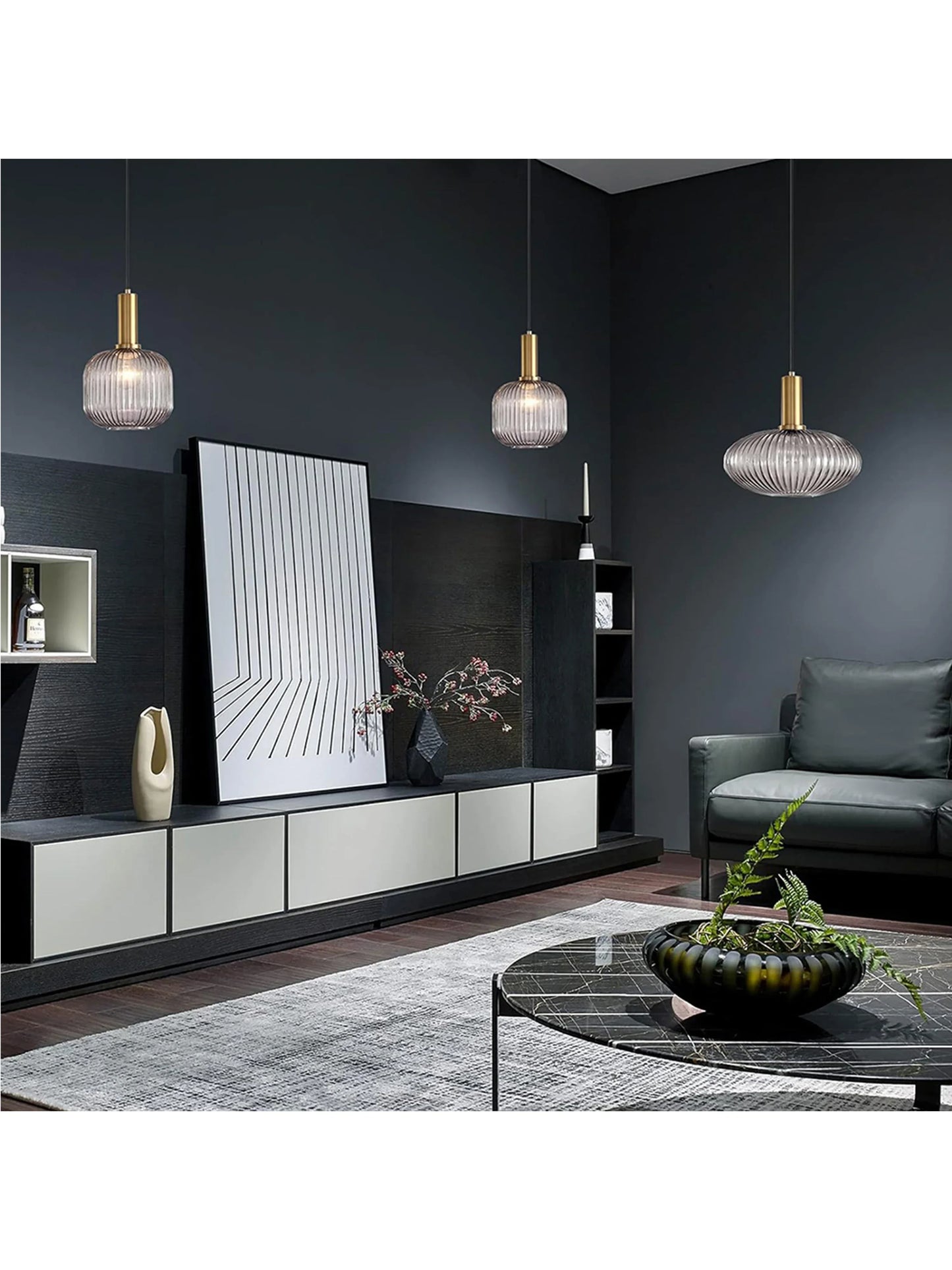 Smoke Glass Pendant Lights