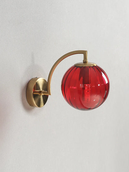 Color Glass Wall Light