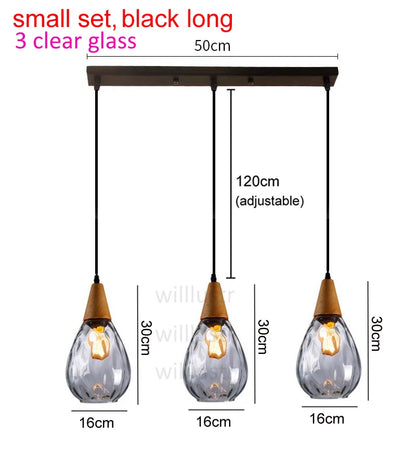 Aquatex Glass Pendant Light