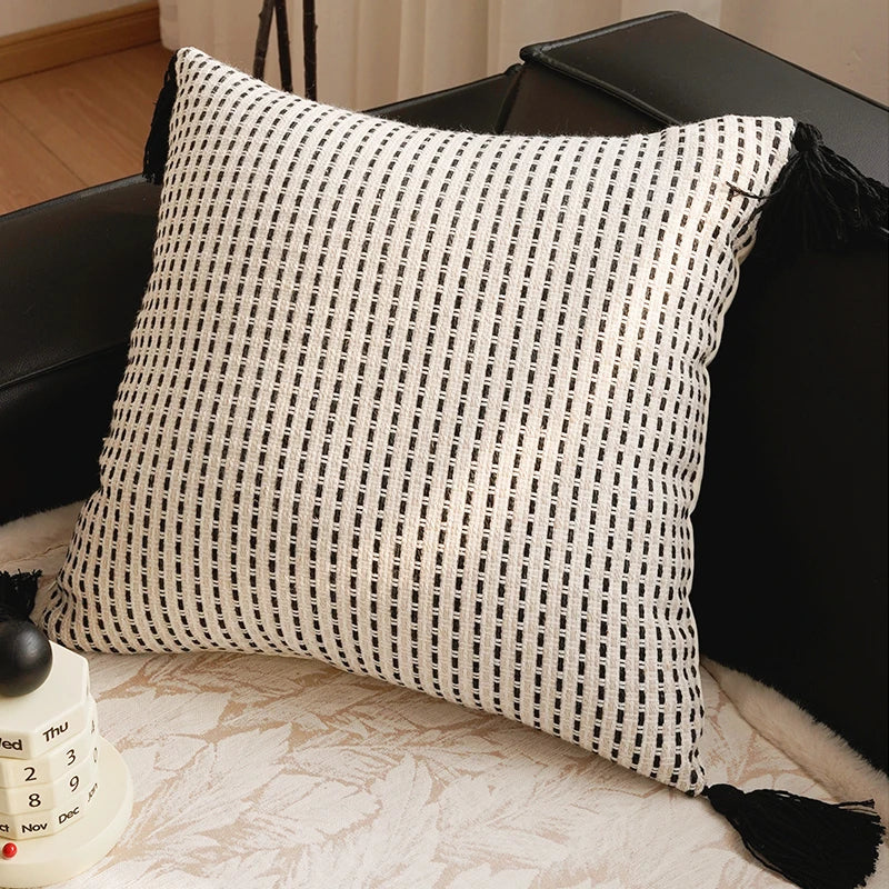 French Brown Throw Pillow Cover