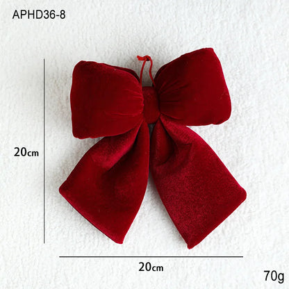 Christmas Velvet Red Bow