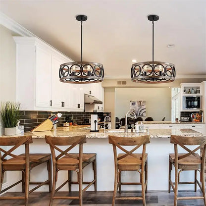 Industrial Circular Chandelier