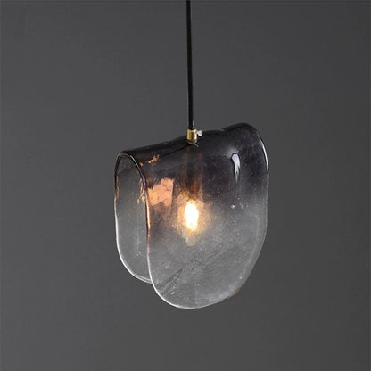 Modern Glass Hanging Art Chandelier