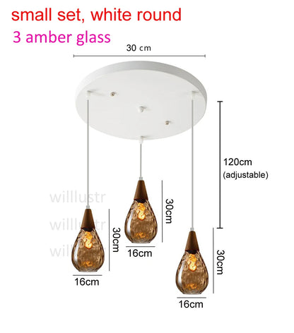 Aquatex Glass Pendant Light