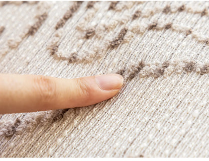 Creamy Simple Throw Pillowcase