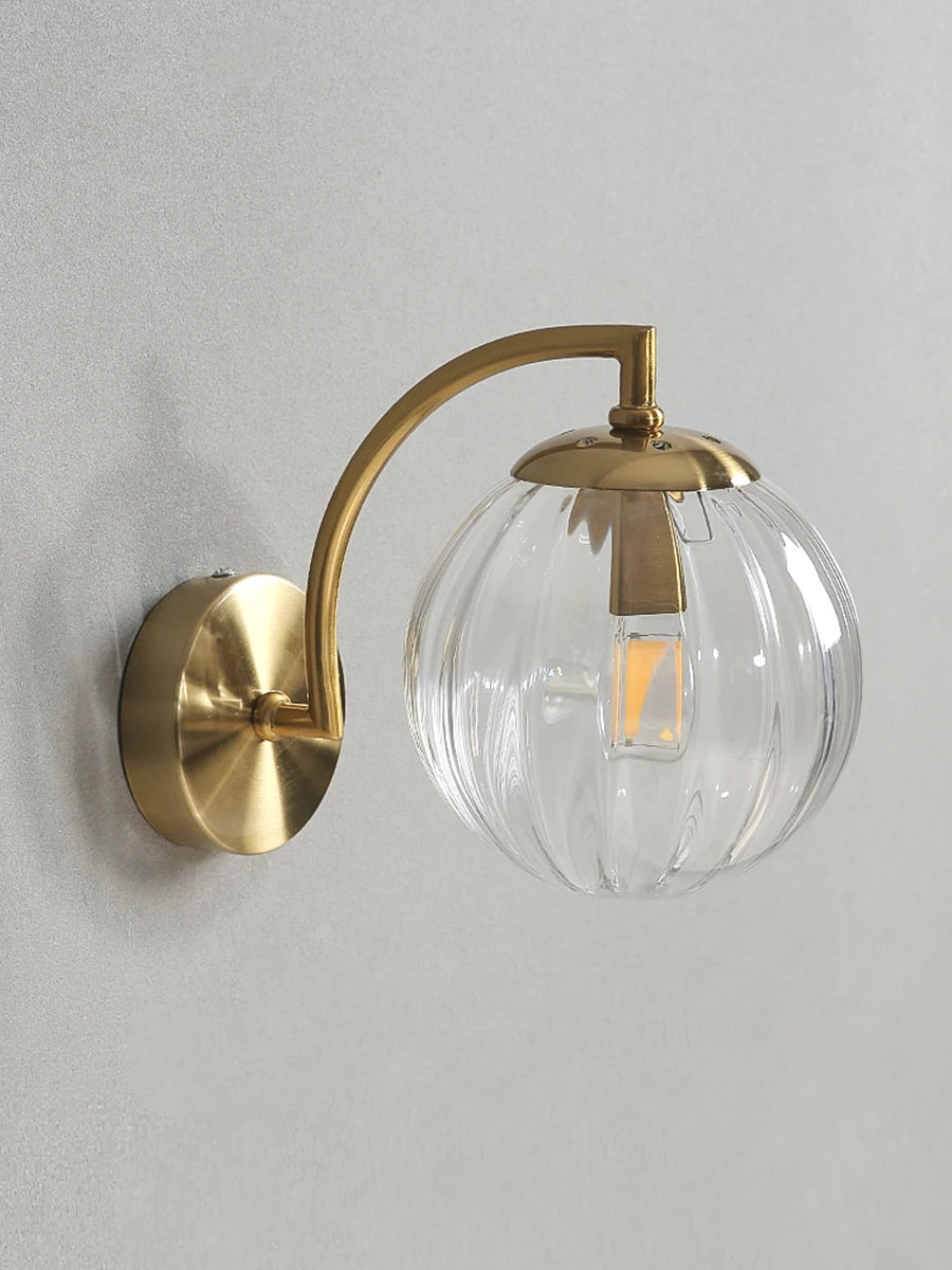 Color Glass Wall Light