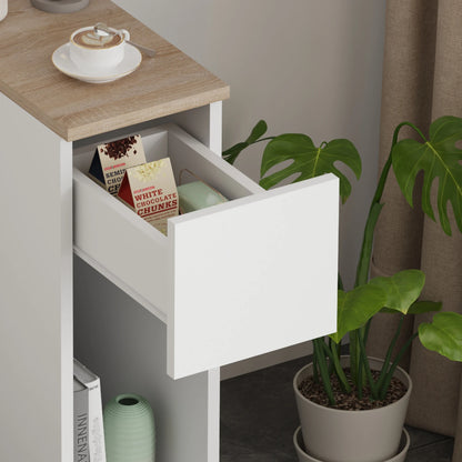 Modern Slim Tall Bedside Table
