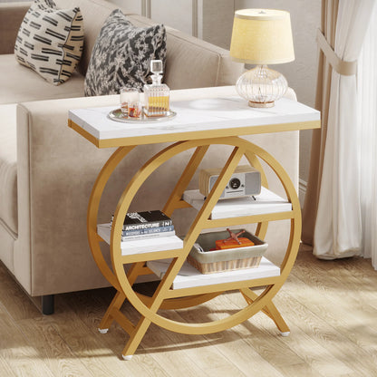 Geometric End Table