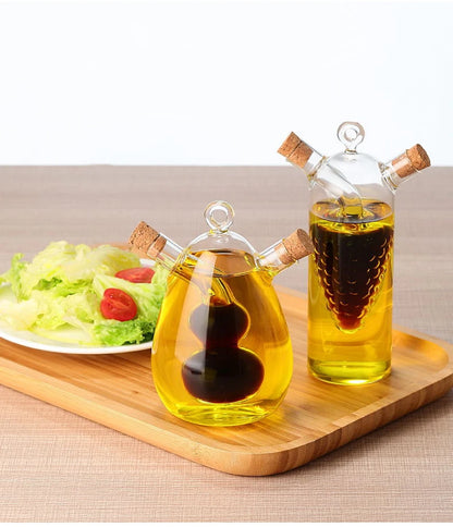 Two-in-one Glass Oil Bottle