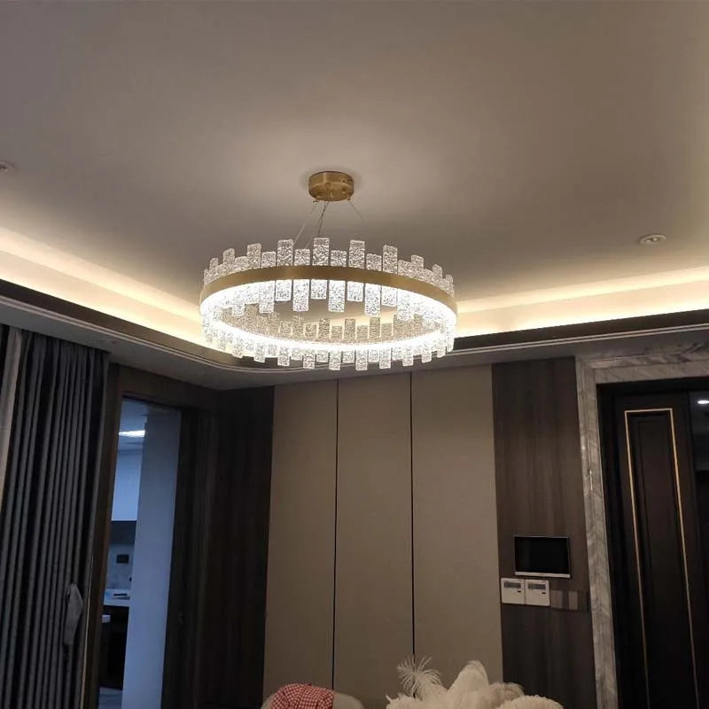 Luxury Crystal Pendant Light