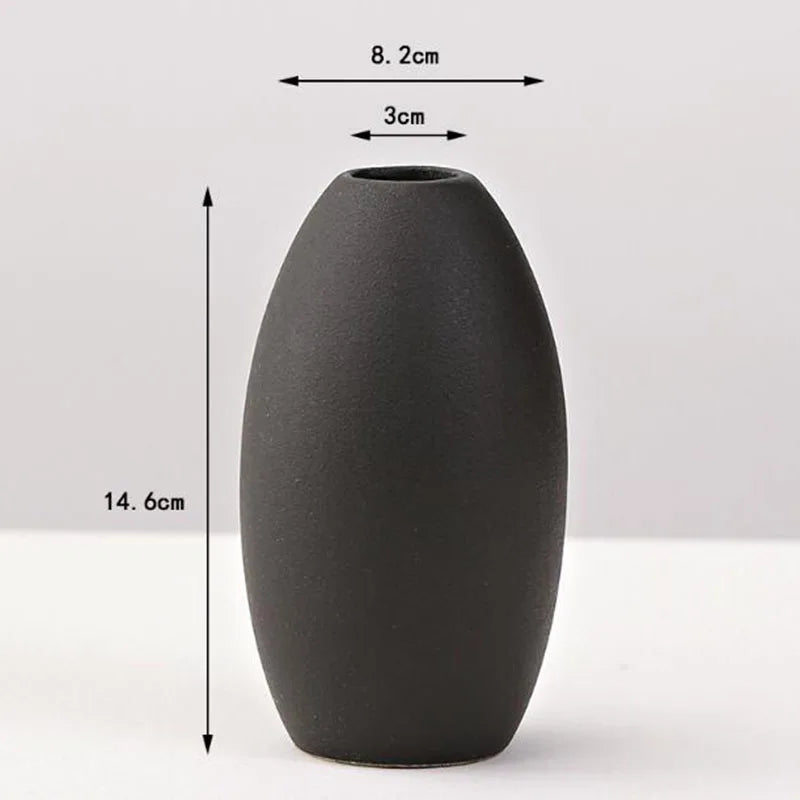 Creative Black Porcelain Vase