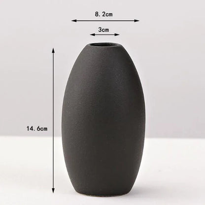 Creative Black Porcelain Vase