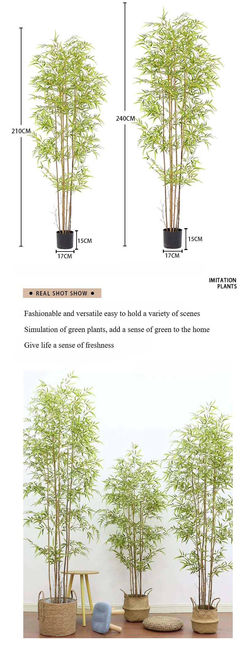 Artificial Bamboo Tree