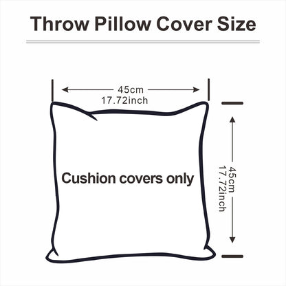 Embroidery Christmas Throw Pillow Cover