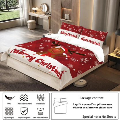 Duvet Christmas Themed 3 pc Set