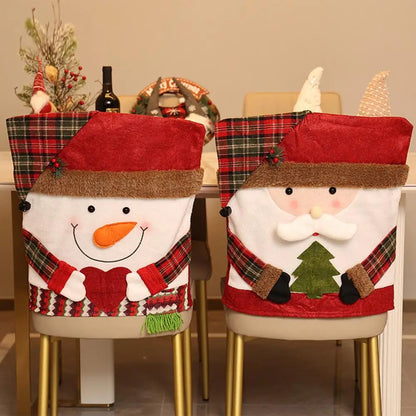 Christmas Chairs Slipcover