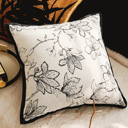 French Brown Throw Pillow Cover