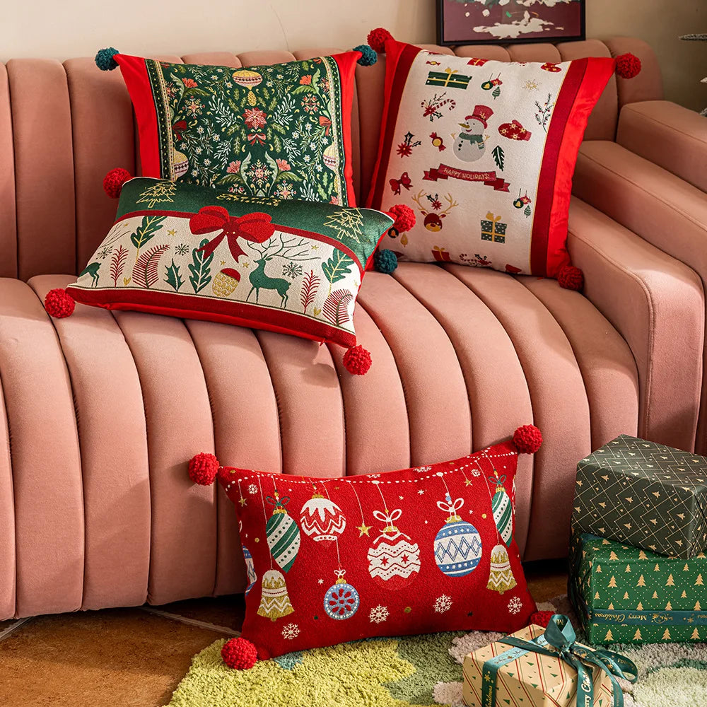 Christmas Cushion Cover Cartoon